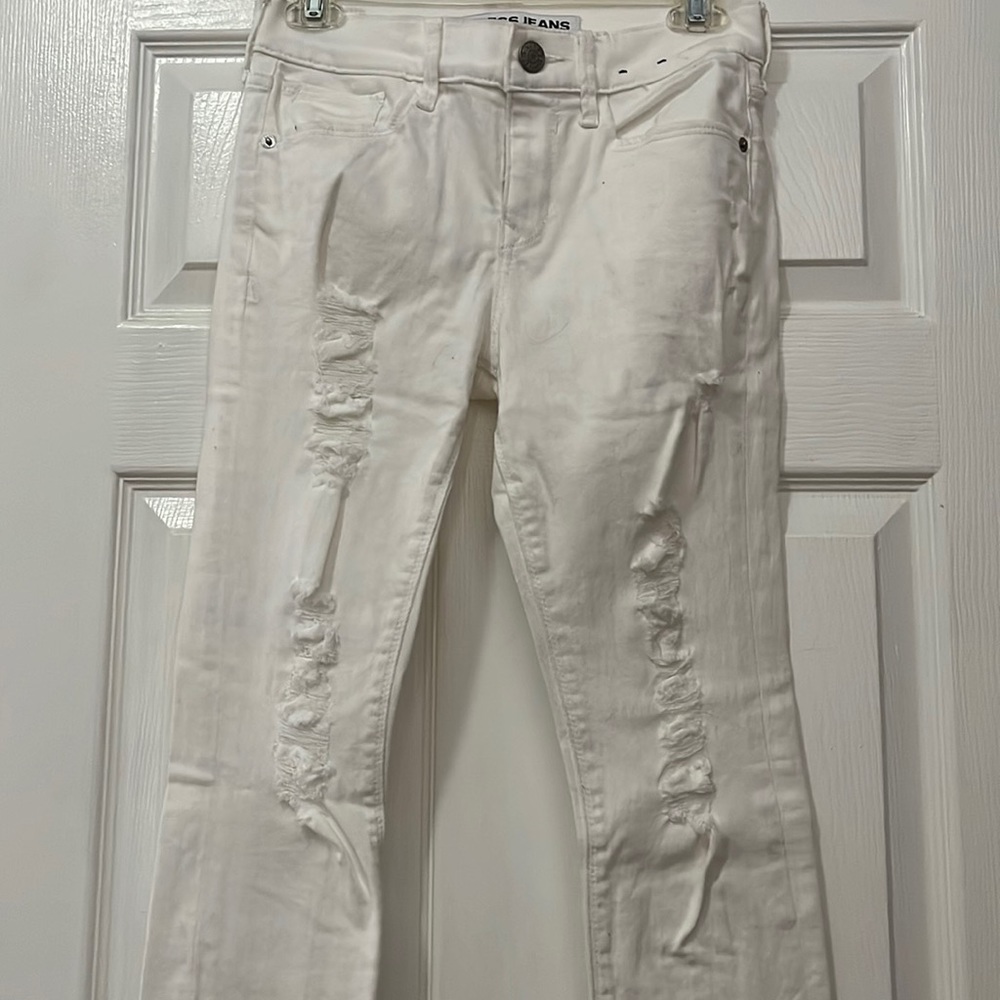 White Express Ripped Jeans